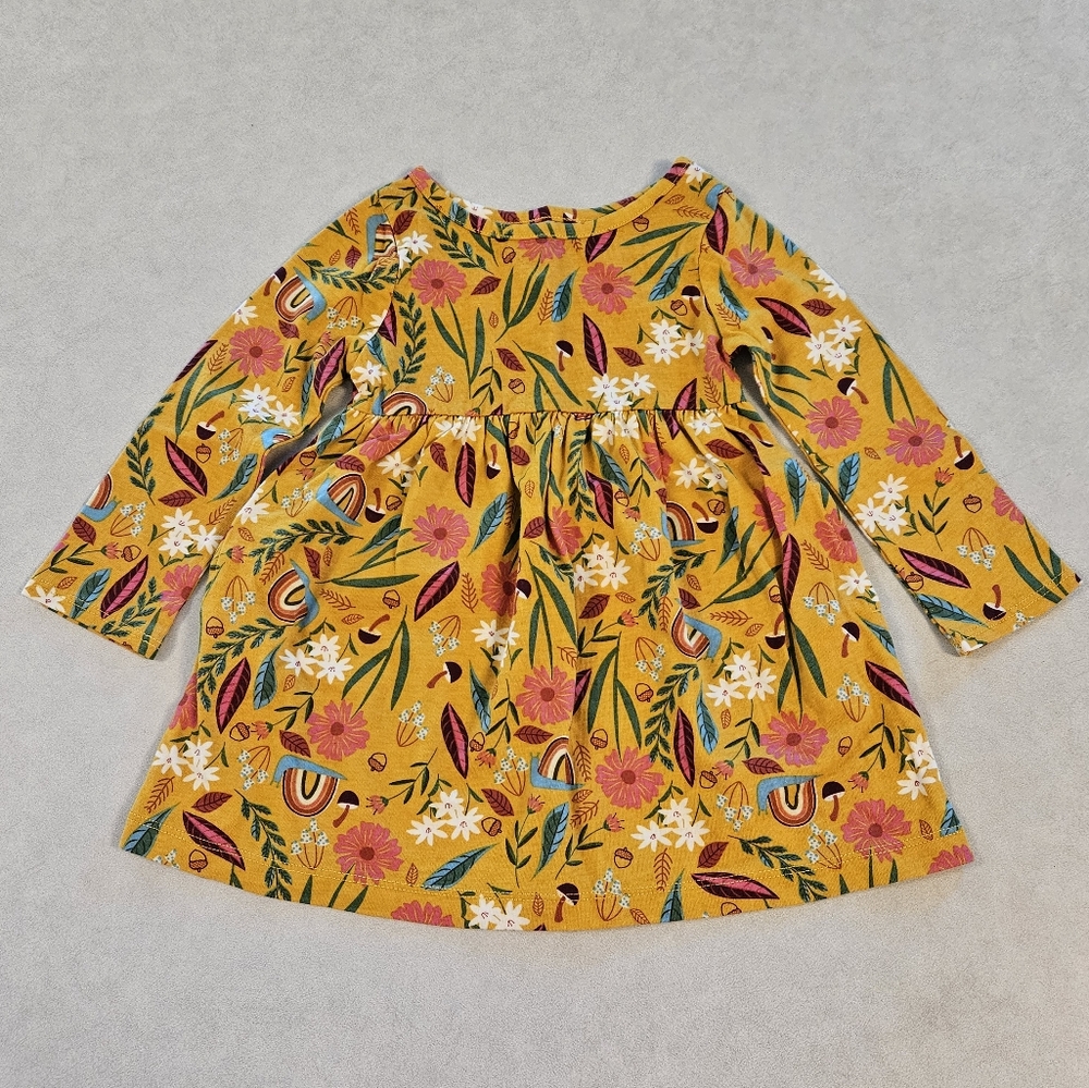 Wonder Nation Baby/Toddler Dress, 18 Months